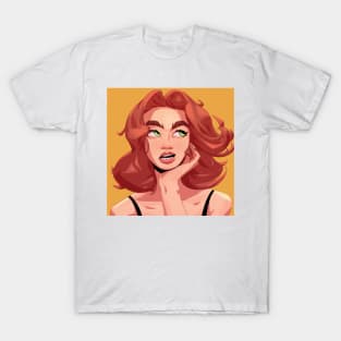 Pretty Girl, Windy Hair T-Shirt